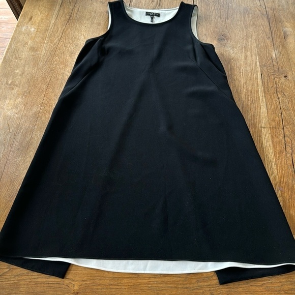 rag & bone Dresses & Skirts - Rag & Bone Harper Black & White Split Back Shift Dress